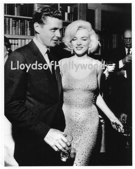 Marilyn Monroe Wearing See Thru Dress Jfk Birthday Party Photograph