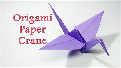Video Of How To Make A Origami Crane Origami Envelope Crane Tsuru