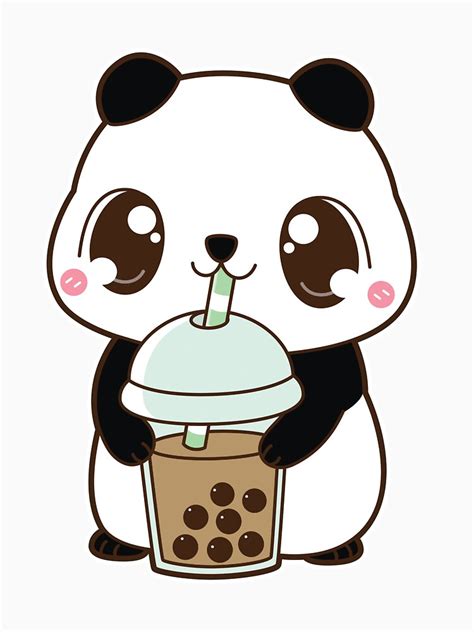 Learn how to draw step by step in a fun way! Boba Panda - Classic Milk Tea - かわいい漫画 & ヴィンテージコミック 2020