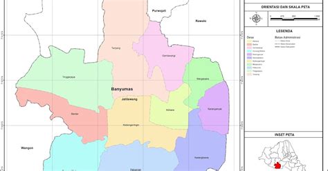 Peta Administrasi Kecamatan Jatilawang Kabupaten Banyumas Neededthing