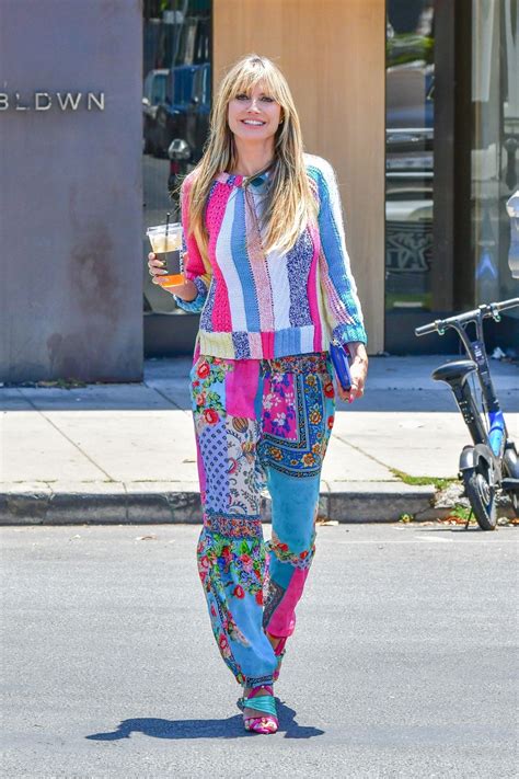 Heidi Klum Looks Colorful West Hollywood 06112021 • Celebmafia