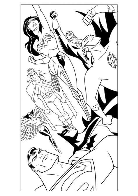 Justice League Superheroes Coloring Pages Justice League Coloring Pages Colorings Cc