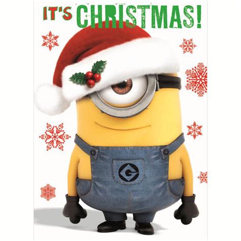 Its Christmas Minions Christmas Card Dmx01 Character Brands