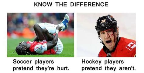 Hockey Vs Soccer Memes Playbettersoccer Soccer Memes Sports Humor
