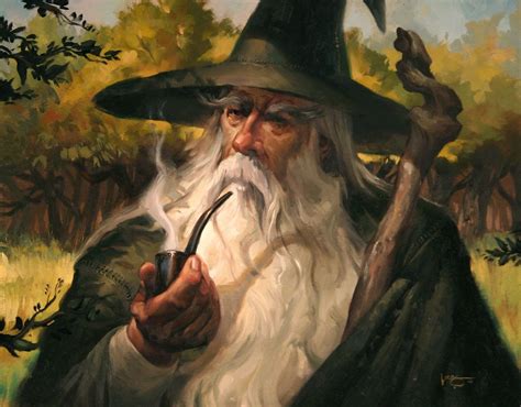 Illustration Gandalf The Grey Lord Of The Rings Gandalf