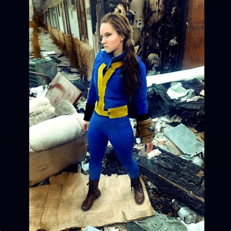 Vault 111 Jumpsuit Cosplay Fallout 4 Cosplay Jumpsuit Fashion