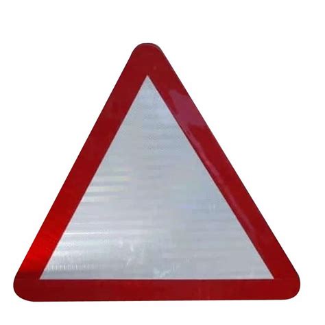 Stainless Steel Triangle Road Traffic Sign Board Board Thickness 10mm