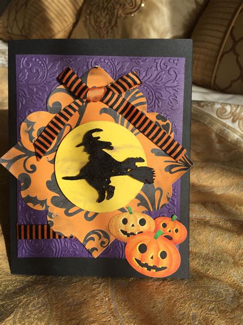 Witch Halloween Card Halloween Witch Cards Halloween Cards Cards Handmade