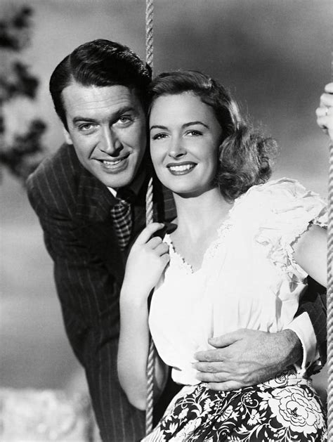 James Stewart And Donna Reed In Its A Wonderful Life 1946