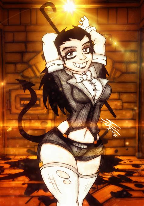 Bendy And The Ink Machine Chapter 1 Bendy By Bluewolfartista On