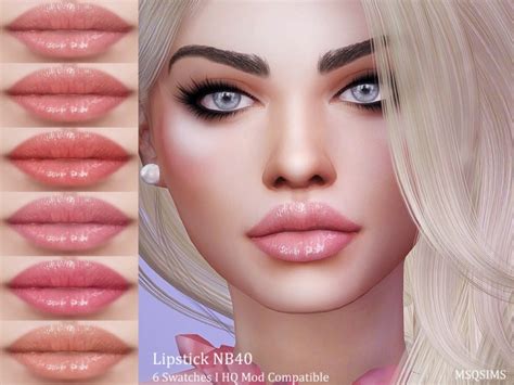 Lipstick Nb40 At Msq Sims Sims 4 Updates