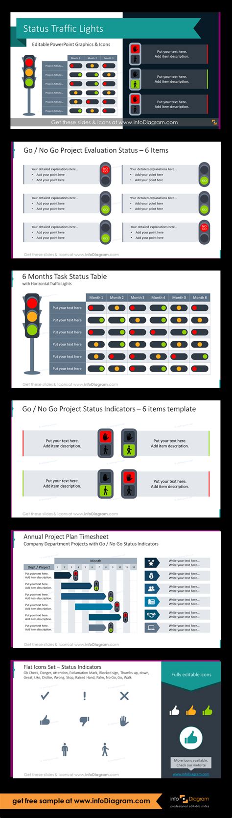 18 Visual Project Rag Status Charts With Traffic Light Indicator