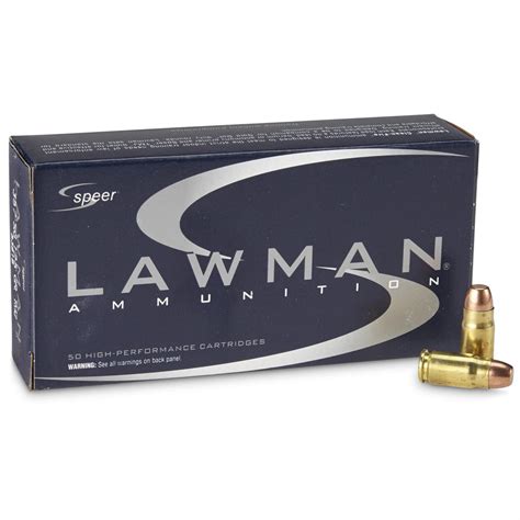 Speer Lawman 357 Sig Tmj Fn 125 Grain 50 Rounds 96997 357 Sig