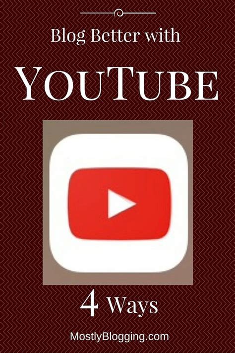 How To Use Youtube To Be A Better Blogger Blog Writing Youtube Blog