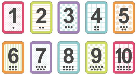 6 Best Images Of Large Printable Number Cards Printable Number Flash