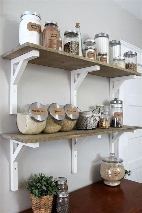 Shaker kitchen cabinets are also very helpful when it comes to remodeling and giving a new look to your kitchen. Add storage to your kitchen with trendy DIY open shelving ...
