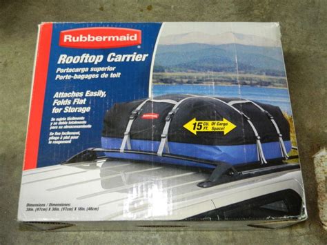 Find Auto Cargo Storage Bag Pack Rooftop Carrier By RUBBERMAID Cubic Ft NEW In Ankeny Iowa