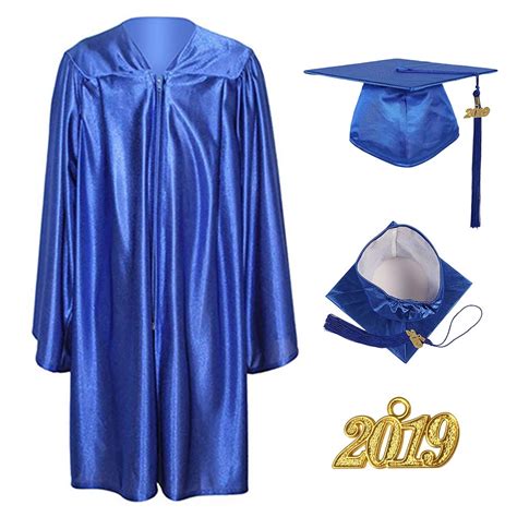 Toptie Unisex Shiny Preschool And Kindergarten Graduation Gown Cap