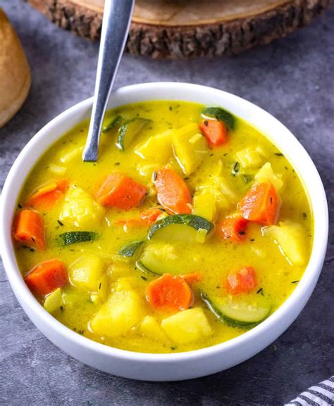 Vegan Potato Leek Carrot Soup Healthier Steps