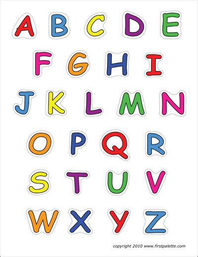 Alphabet Letters And Numbers Printables