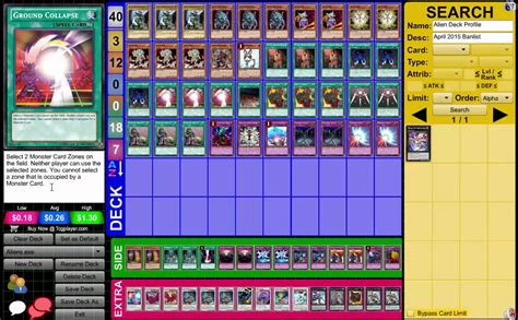 Yu gi oh yugioh dragons mecha suit yugioh collection dark evil monster cards anime neko. Alien Deck Profile April 2015 Banlist - YouTube