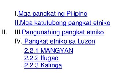Ano Ang Pangkat Etniko Ng Pilipinas Angiyong