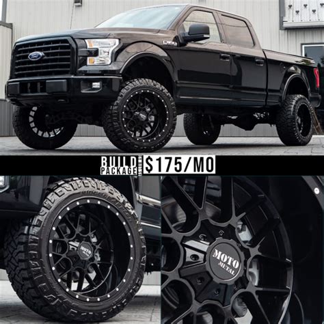 Lifted 2016 Ford F 150 With 22×12 Mo986 Wheels And 6 Inch Rough Country