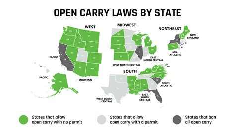 Guide To Open And Concealed Carry Laws Across The Nation Falco