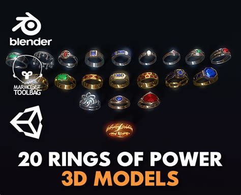 The 20 Rings Of Power Lotr Ubicaciondepersonascdmxgobmx