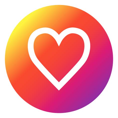 Botón De Corazón De Instagram Descargar Pngsvg Transparente