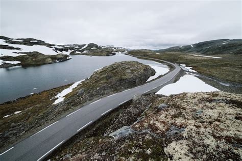 Premium Photo Bjorgavegen Mountain Road In Norway