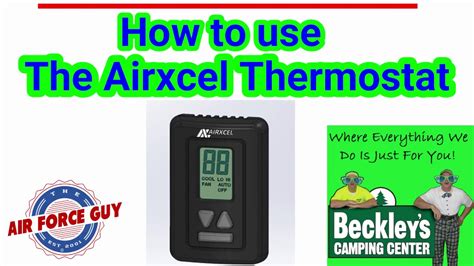 You'll see a set of colored wires connected to the thermostat. Airxcel Thermostat Wiring Diagram
