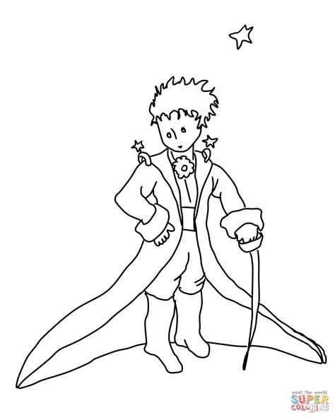 The Little Prince Coloring Page Free Printable Coloring Pages