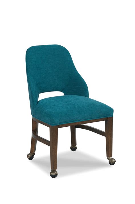 Buy Fairfields Darien Upholstered Dining Chair W Casters Free Shipping