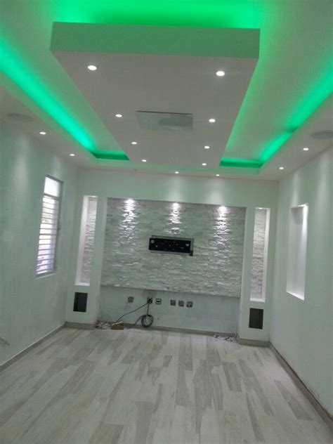 Wood is great for acoustics, especially when you are looking for a theater experience. Ceiling and tv unit ideas | Bathroom mirror, Lighted ...