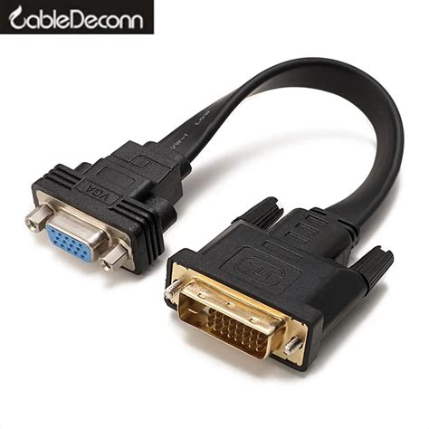 Dvi D Vga Cable Active Dvi D To Vga Cable Adapter Male To Female Dvi