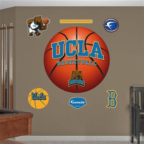 Watch your team dominate the court while you rock ucla 2021 basketball gear from the unparallel ucla bruins shop at fanatics. UCLA Bruins Basketball Logo-Fathead