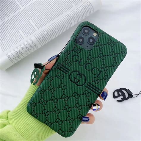 Gucci Leather Case For Iphone Gg Leather Phone Cases