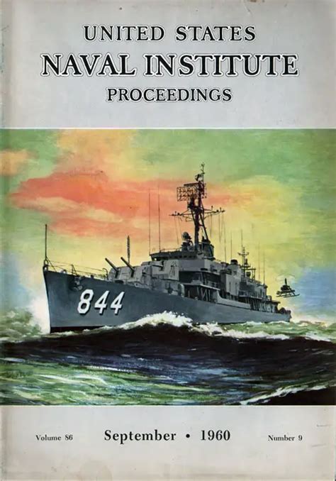 1960 September Proceedings Magazine United States Naval Institute