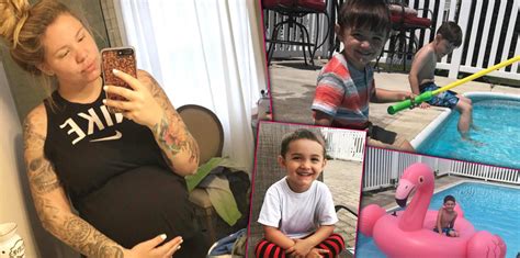 See How Very Pregnant Kail Lowry Is Kicking Off Summer With Her Boys