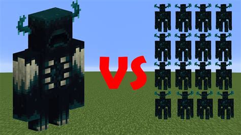 100 Sculk Golems Vs Warden In Minecraft Youtube