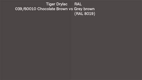 Tiger Drylac Chocolate Brown Vs Ral Grey Brown Ral