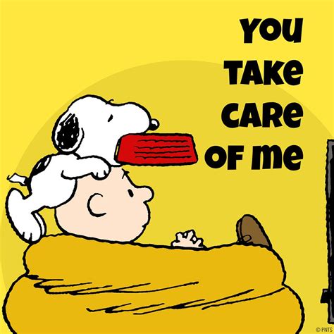 Peanuts On Twitter Thank You For Taking Care Of Me ️
