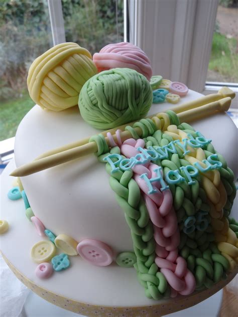 About 1% of these are party hats, 0% are winter hats. knitting cake | Knitting cake, Sewing cake