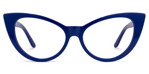 marilyn cateye blue eyeglasses zeelool glasses