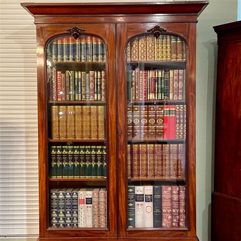 Victorian Mahogany Library Bookcase Antique Bookcases Hemswell