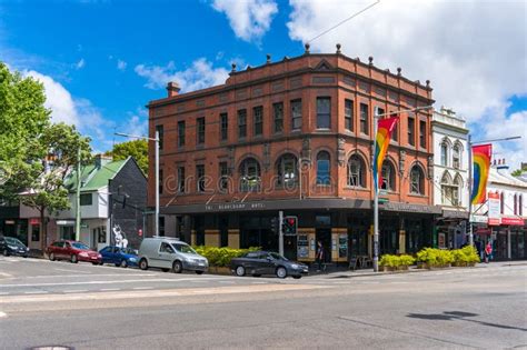 Beauchamp Hotel Historic Building And Street In Paddington Suburb Of
