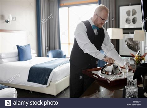 Room Service Waiter Hi Res Stock Photography And Images Alamy