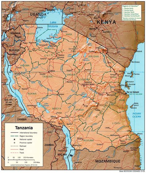 Maps Of Tanzania Map Library Maps Of The World