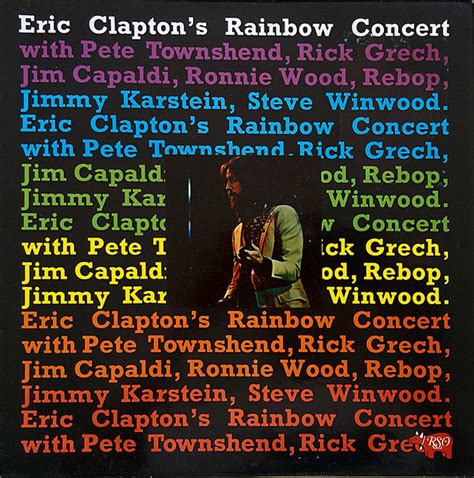 Eric Clapton Eric Claptons Rainbow Concert Vinyl Lp Album At Discogs